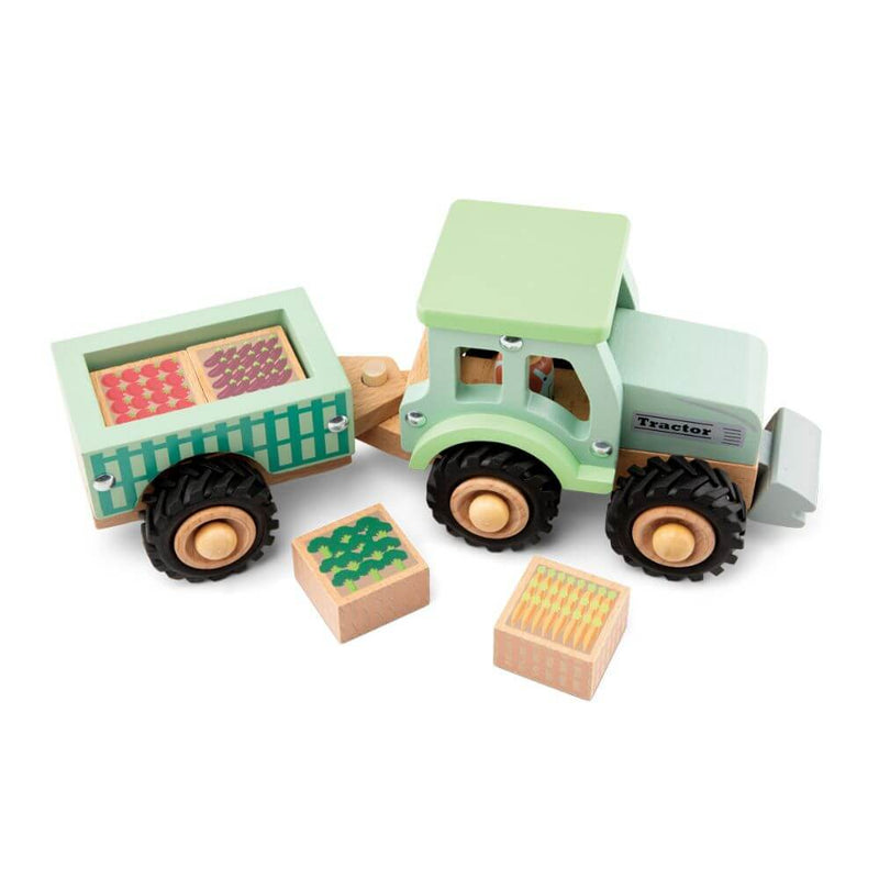 New Classic Tractor with Farm Crops-baby_toys_australia-toys-Mornington_Peninsula