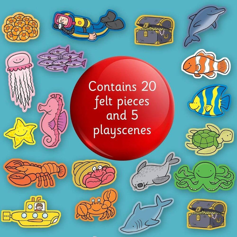 Ocean Animals Play Felt-toys-kids_books-baby_gifts-Mornington_Peninsula-Australia