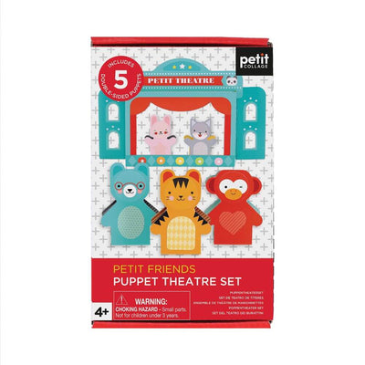 Petit Collage Petit Friends Puppet Theatre Set-toys-baby_gifts-Mornington_Peninsula-Australia