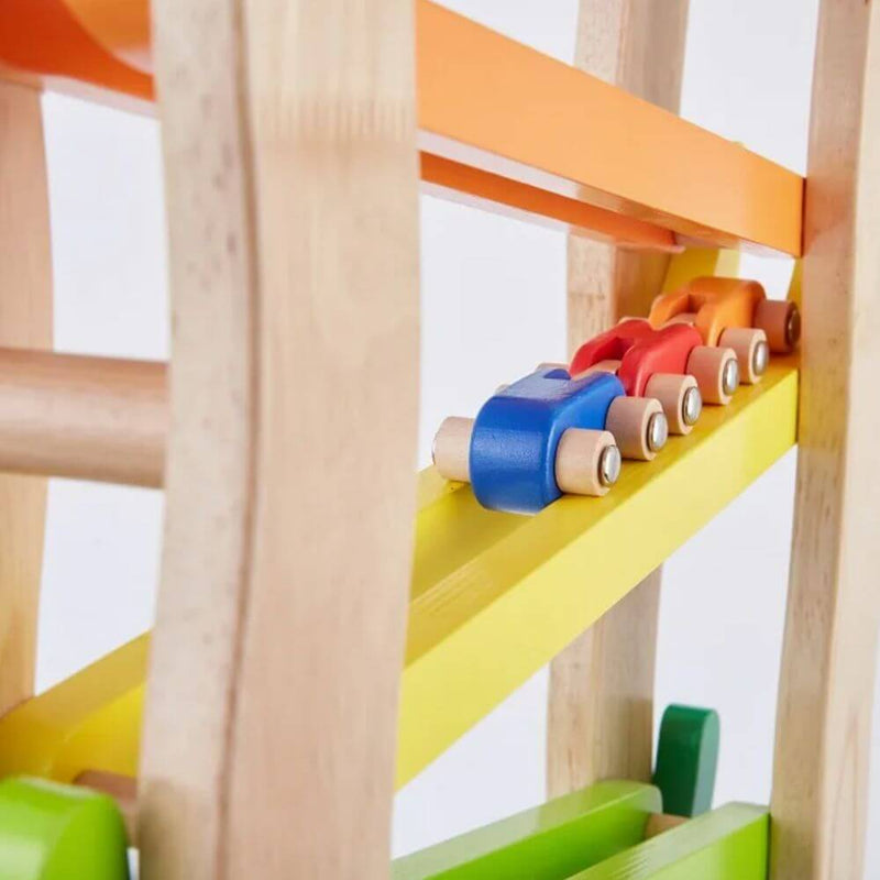 Pintoy Big Tower Rainbow Car Slope-baby_gifts-toy_shop-Mornington_Peninsula-Australia