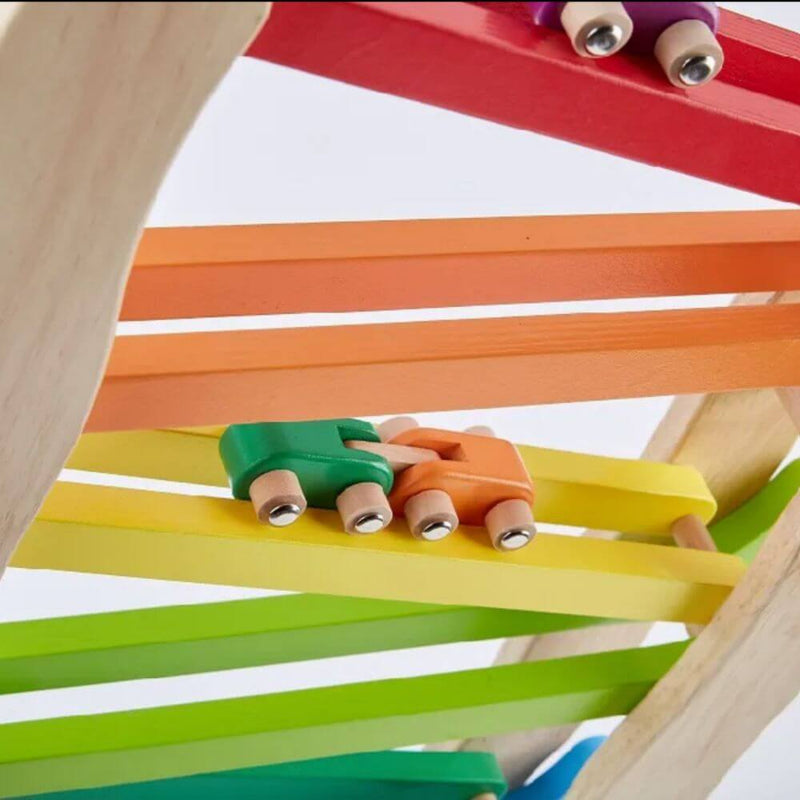 Pintoy Big Tower Rainbow Car Slope-baby_gifts-toy_shop-Mornington_Peninsula-Australia