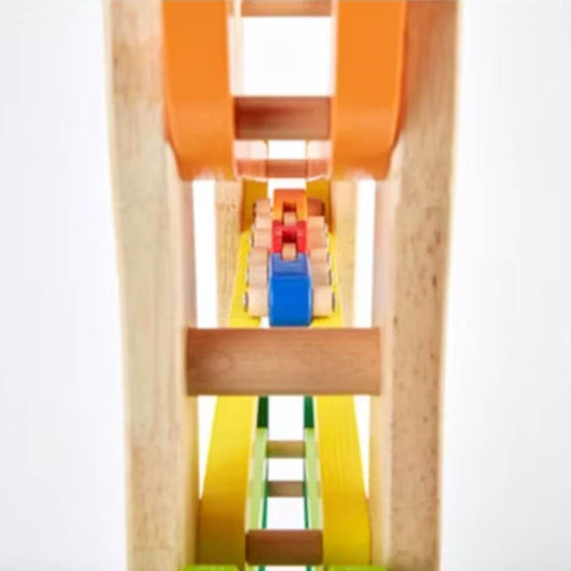 Pintoy Big Tower Rainbow Car Slope-baby_gifts-toy_shop-Mornington_Peninsula-Australia