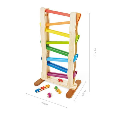 Pintoy Big Tower Rainbow Car Slope-baby_gifts-toy_shop-Mornington_Peninsula-Australia
