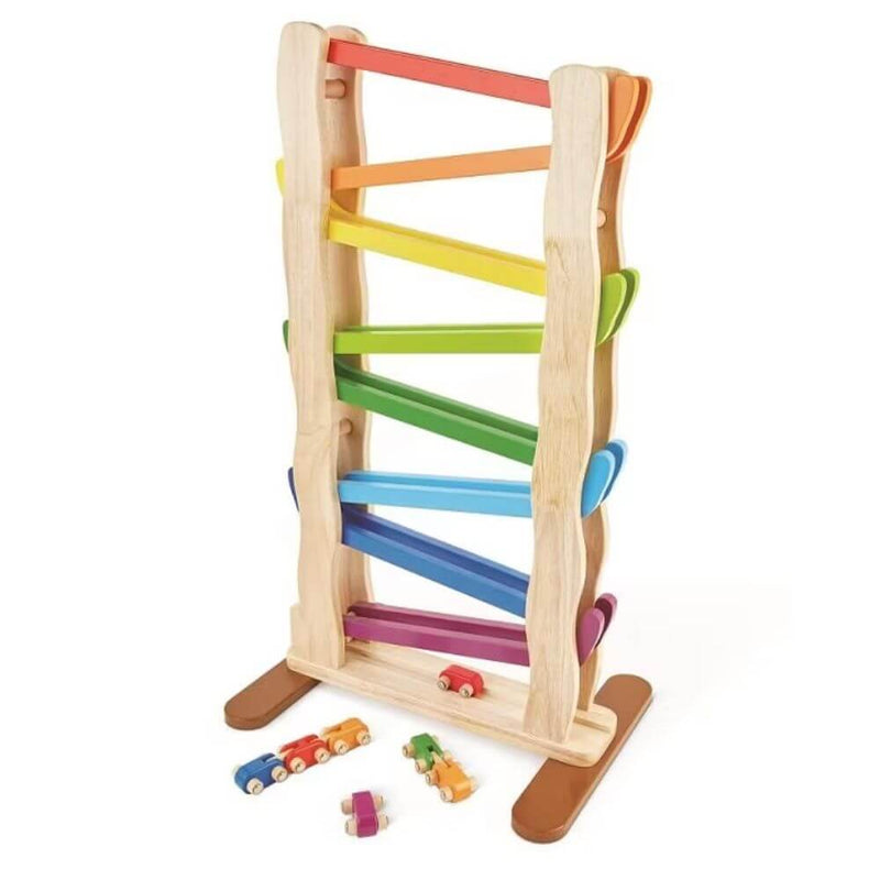 Pintoy Big Tower Rainbow Car Slope-baby_gifts-toy_shop-Mornington_Peninsula-Australia