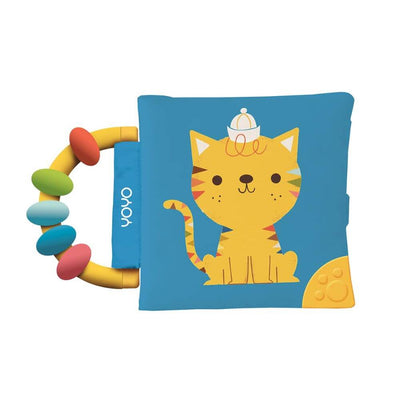 Prrr Little Kitty Cloth Book + Teether