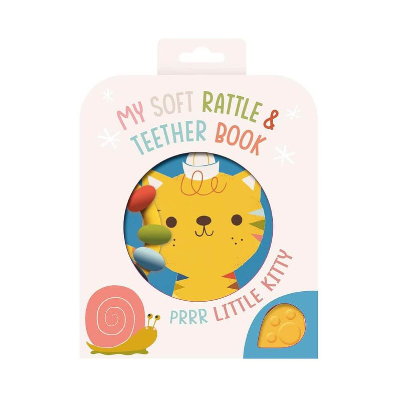 Prrr Little Kitty Cloth Book + Teether