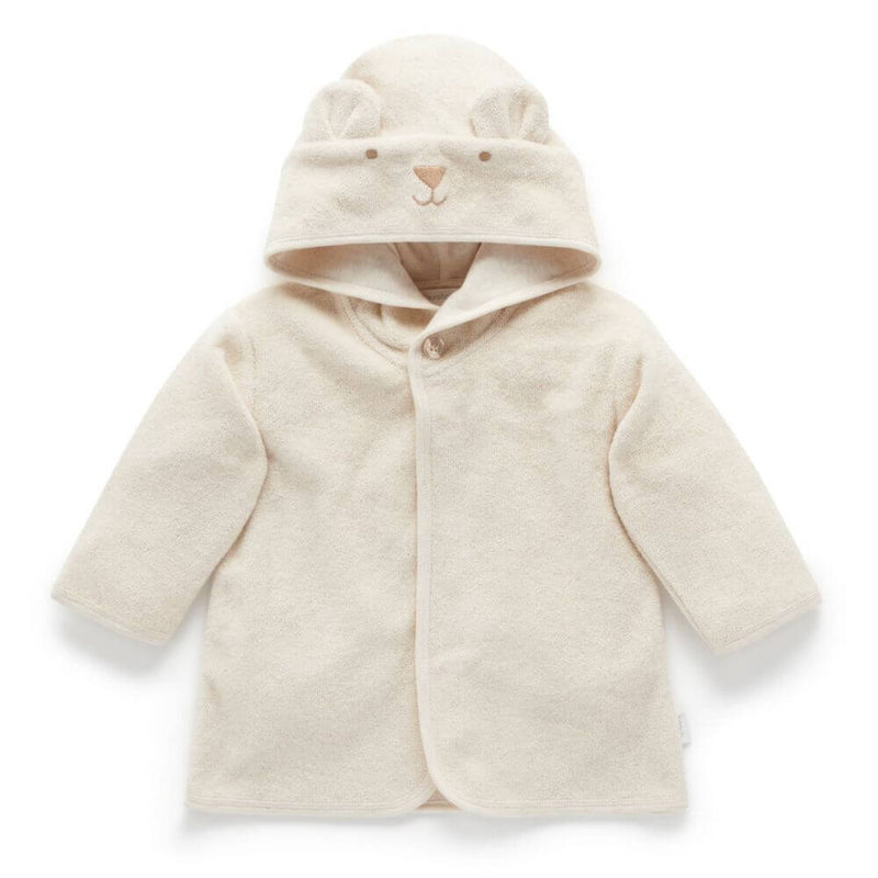 Purebaby Bear Bathrobe-baby_gifts-toys-Mornington_Peninsula-Australia