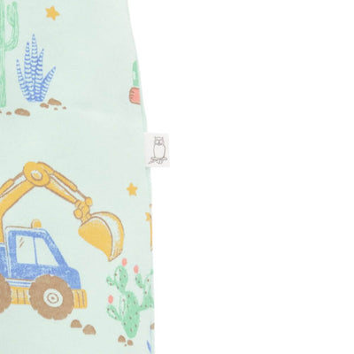 Purebaby Desert Trucks Short Sleeve Romper