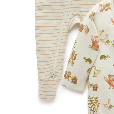 Purebaby Harvest Zipsuit 2-Pack-baby_gifts-kids_toys-childrens_books-Mornington_Peninsula