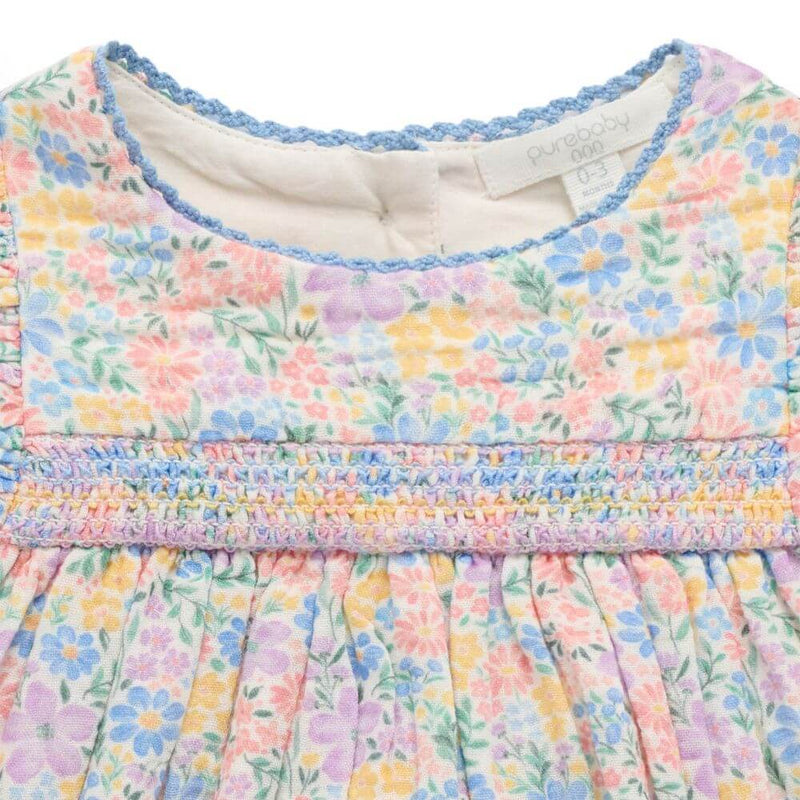 Purebaby Isabella Smocked Dress