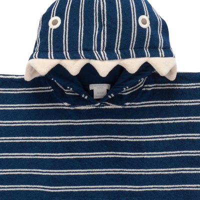 Purebaby Marine Stripe Towelling Poncho-baby_gifts-kids_toys-childrens_books-Mornington_Peninsula