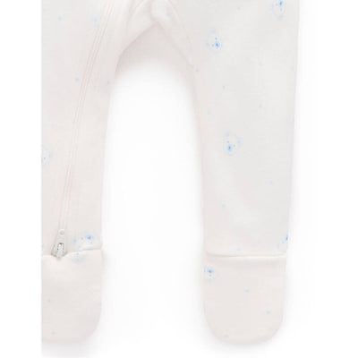 Purebaby Blue Bear Romper 2-Pack-baby_gifts-toy_shop-Mornington_Peninsula-Australia