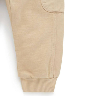 Purebaby Slouchy Cargo Pants, Driftwood-toys-baby_gifts-Mornington_Peninsula-Australia