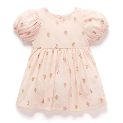 Purebaby Sprig Embroidered Dress-toys-baby_gifts-Mornington_Peninsula-Australia