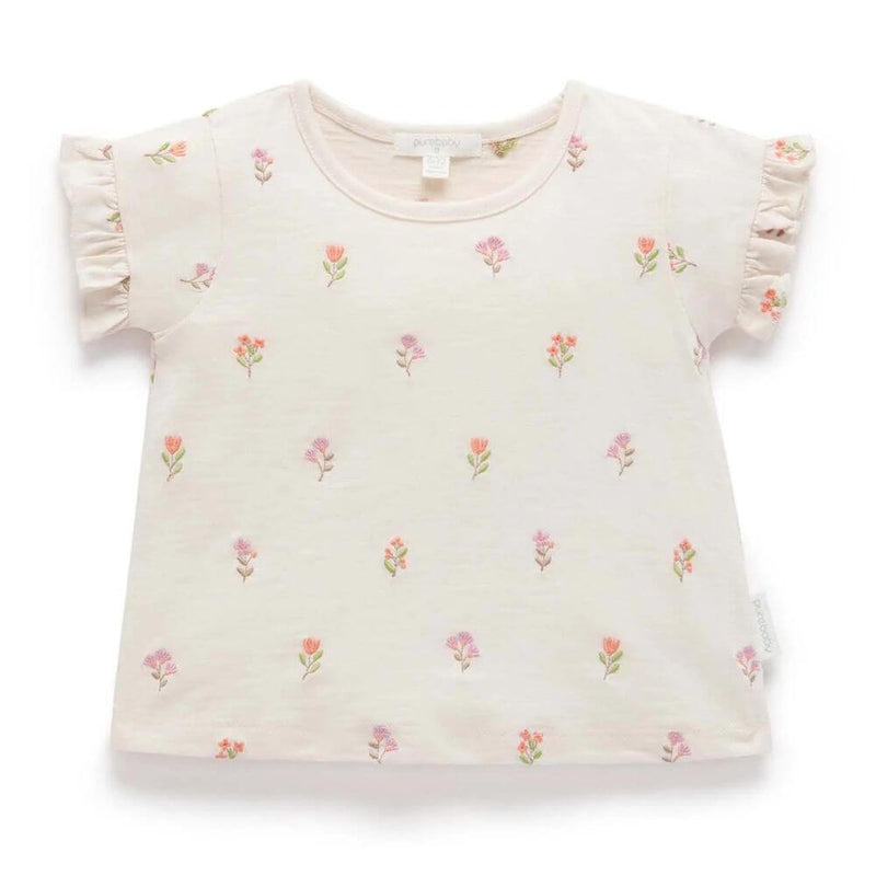 Purebaby Sprig Ruffle Tee-toys-baby_gifts-Mornington_Peninsula-Australia