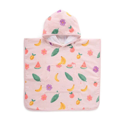 Purebaby Tropical Fruit Towelling Poncho-baby_gifts-toys-Mornington_Peninsula-Australia