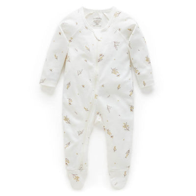 Purebaby Vanilla Wattle Bee Romper-baby_gifts-toy_shop-Mornington_Peninsula-Australia