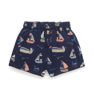 Purebaby Yacht Pull On Shorts-toys-baby_gifts-Mornington_Peninsula-Australia