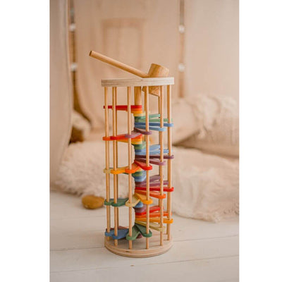 Baby Gifts-Kids Books & Toys-Mornington-Balnarring-Qtoys Wooden Pound a Ball Tower