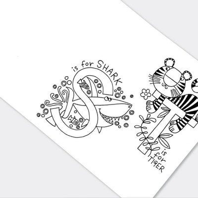 Rachel Ellen Colouring Book - Alphabet
