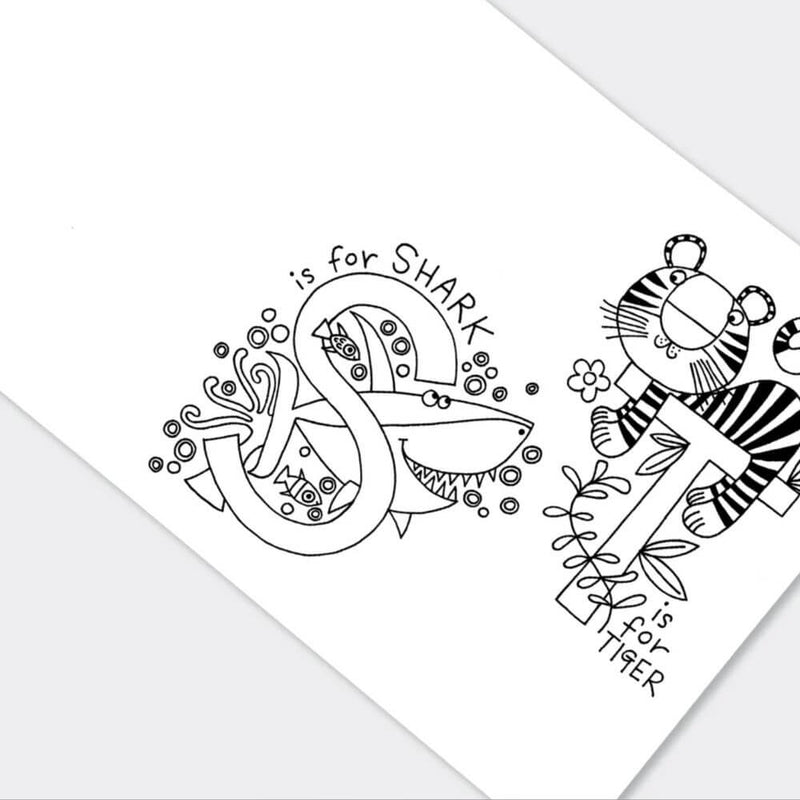 Rachel Ellen Colouring Book - Alphabet