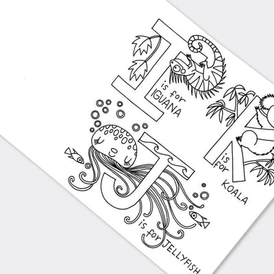 Rachel Ellen Colouring Book - Alphabet
