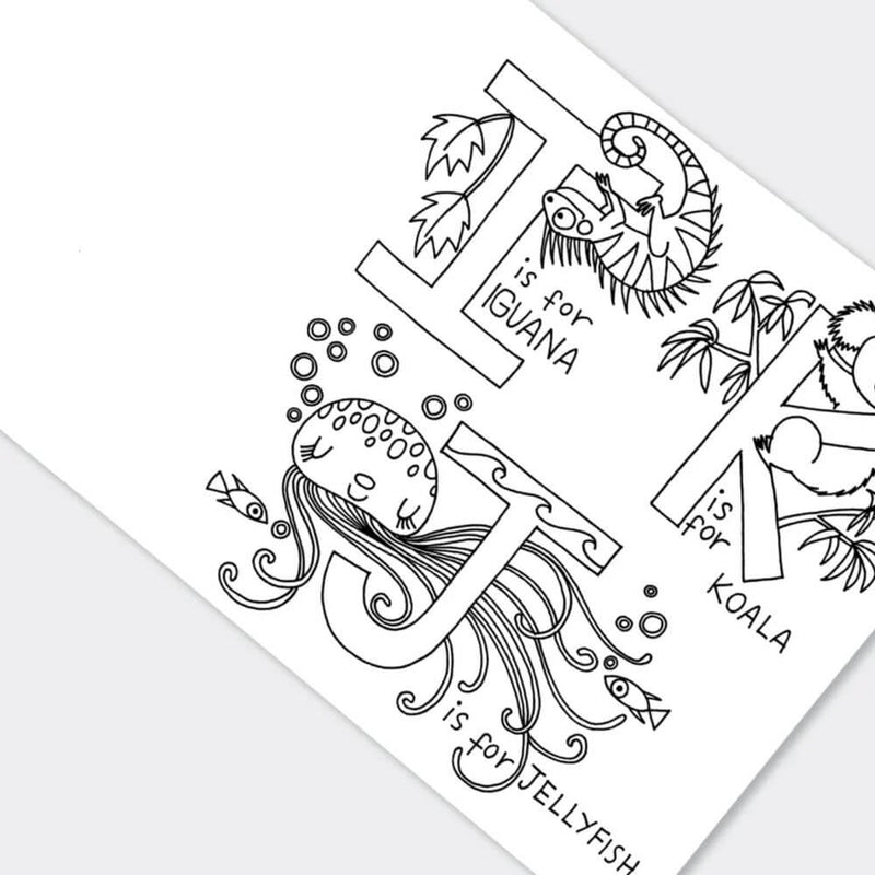 Rachel Ellen Colouring Book - Alphabet