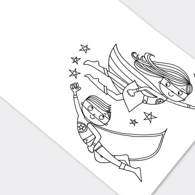 Rachel Ellen Colouring Book - Super Hero