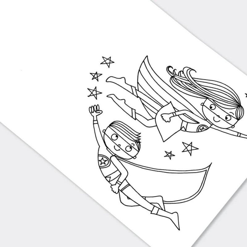 Rachel Ellen Colouring Book - Super Hero