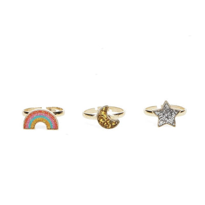 toy_shop_Mornington_Peninsula-Rex London Glitter Rings/3 - Star, Rainbow & Moon-baby_gifts-Australia