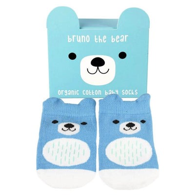 toy_shop_Mornington_Peninsula-Rex London Pair of Baby Socks - Bear-baby_gifts-Australia