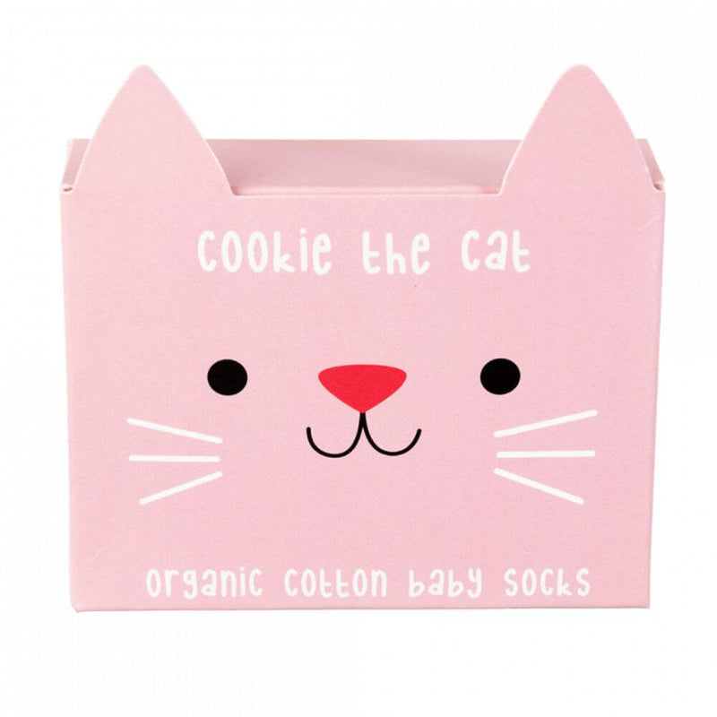 toy_shop_Mornington_Peninsula-Rex London Pair of Baby Socks - Cat-baby_gifts-Australia