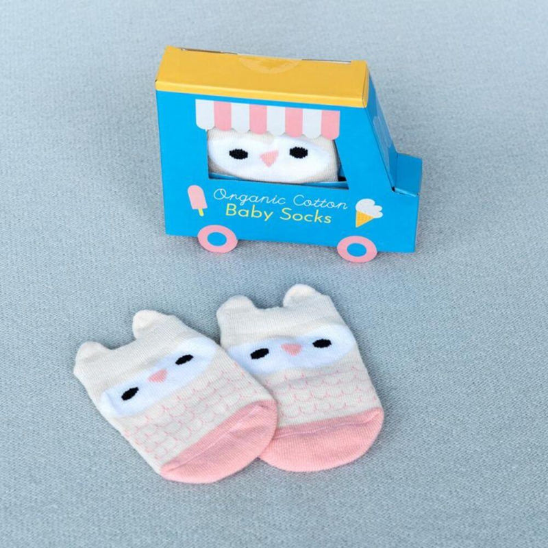 toy_shop_Mornington_Peninsula-Rex London Pair of Baby Socks - Owl-baby_gifts-Australia