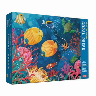 Sassi Save the Planet Coral Reef Puzzle & Book Set, 220pc-baby_gifts-toy_shop-Mornington_Peninsula-Australia