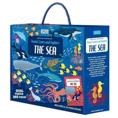Sassi The Sea Travel, Learn & Explore Puzzle 205pc-baby_gifts-toy_shop-Mornington_Peninsula-Australia