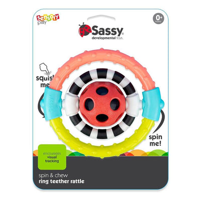 Sassy Baby Spin & Chew Ring Rattle-baby_gifts-toy_shop-Mornington_Peninsula-Australia