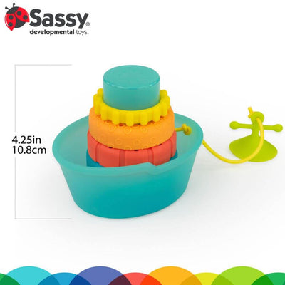 Sassy Baby Stackin' Ship Tub Toy-baby_gifts-toy_shop-Mornington_Peninsula-Australia