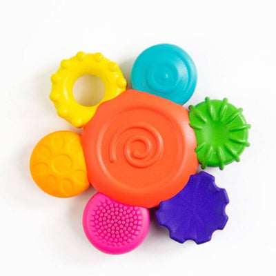 Sassy Baby Flower Silicone Rattle-baby_toys_australia-toys-Mornington_Peninsula