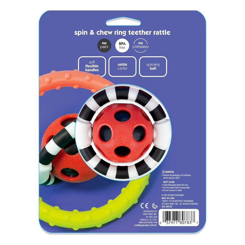 Sassy Baby Spin & Chew Ring Rattle-baby_gifts_online_australia