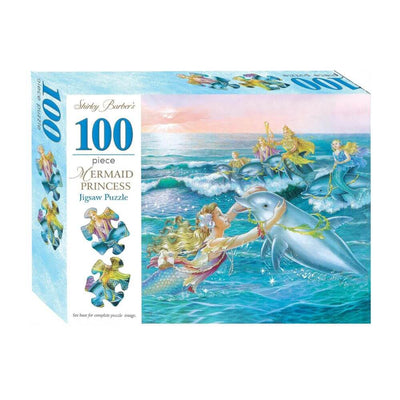 Shirley Barber Mermaid Princess 100pc Puzzle-baby gifts-kids toys-Mornington Peninsula