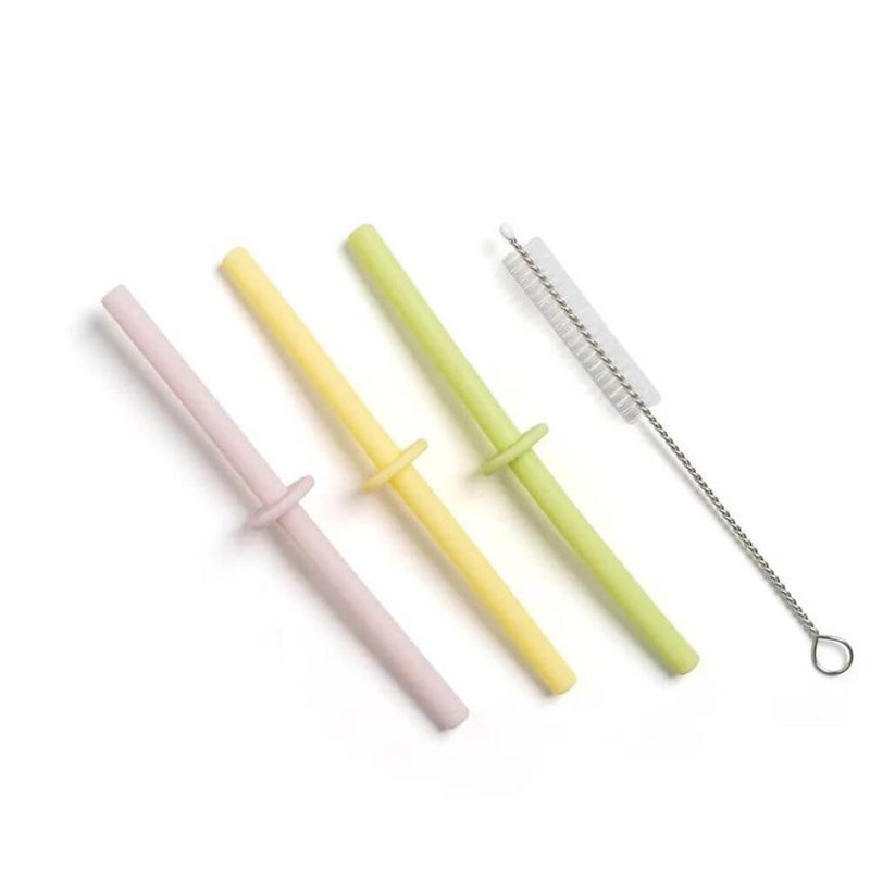 Smoo Silicone Straw Set (4) - Pastel-baby gifts-kids toys-Mornington Peninsula