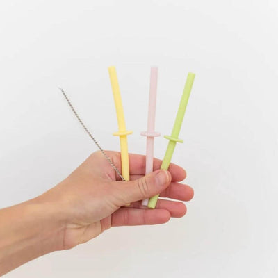 Smoo Silicone Straw Set (4) - Pastel-baby gifts-kids toys-Mornington Peninsula