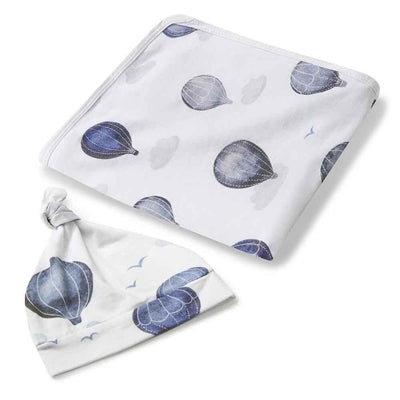 Snuggle Hunny Cloud Chaser Jersey Wrap & Beanie Set-baby_gifts-Mornington_Peninsula-toys_online-Australia