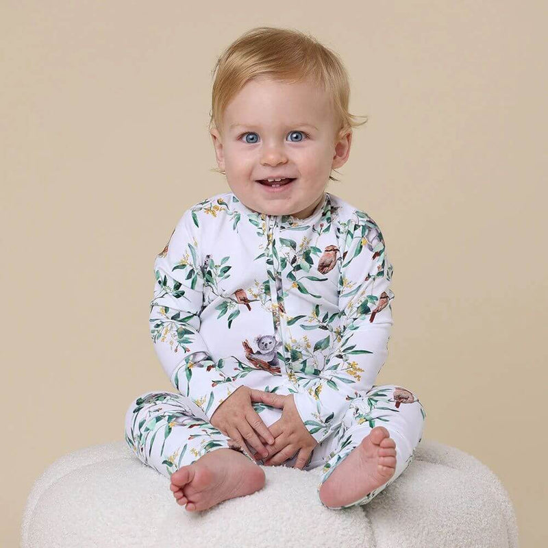 Snuggle Hunny Eucalyptus Romper-baby_gifts-toy_shop-Mornington_Peninsula-Australia