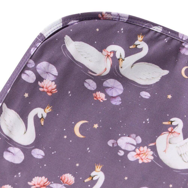 Snuggle Hunny Midnight Swan Jersey Wrap & Topknot Set-baby_gifts_online_australia