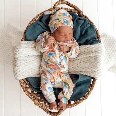 Snuggle Hunny Summer Palm Romper