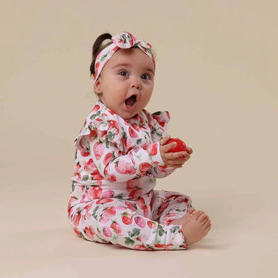 Snuggle Hunny Strawberry Romper-baby_toys_australia-toys-Mornington_Peninsula