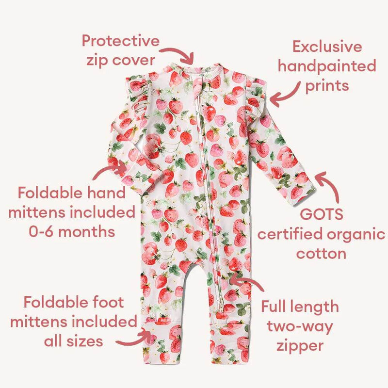 Snuggle Hunny Strawberry Romper-baby_toys_australia-toys-Mornington_Peninsula