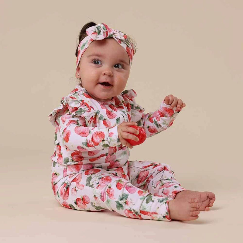 Snuggle Hunny Strawberry Romper-baby_toys_australia-toys-Mornington_Peninsula