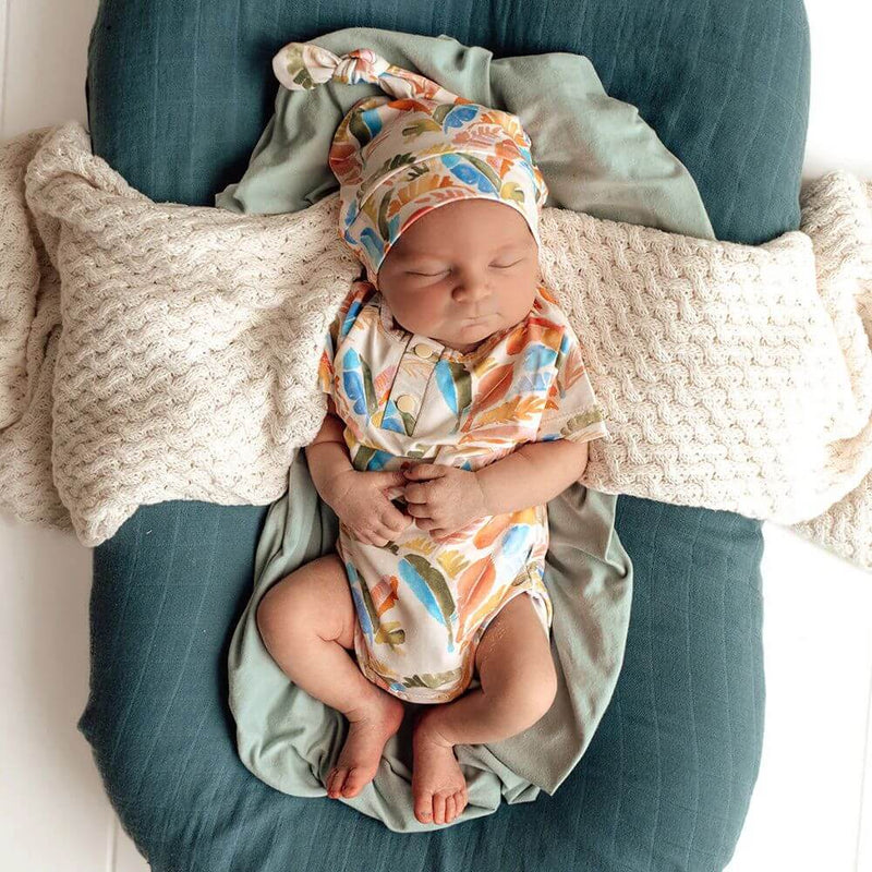 toys-Mornington_Peninsula-baby_gifts-Australia-Snuggle Hunny Summer Palm Bodysuit